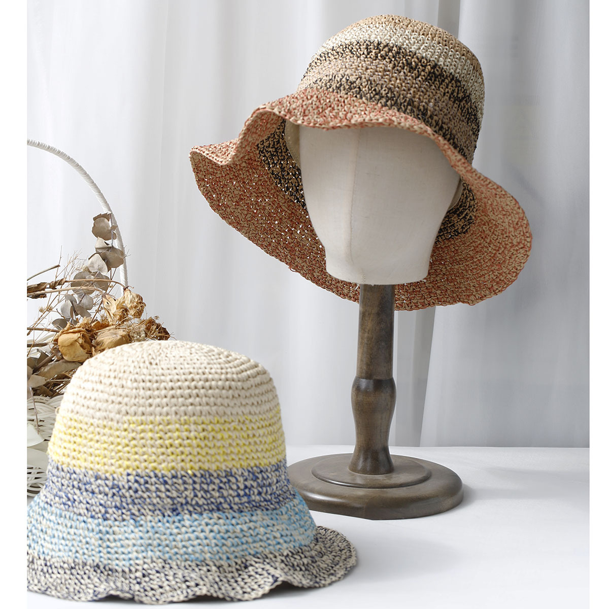 Hat Floppy Wide - 2025 Cappello di paglia pieghevole estivo